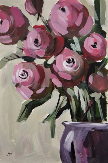 Original Fine Art Floral Paintings by Irina Plaksina