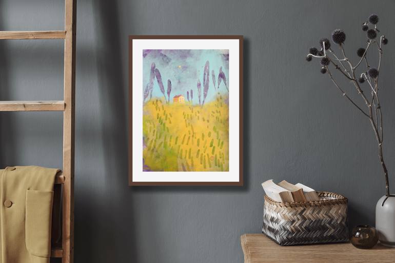 Original Expressionism Landscape Painting by Irina Plaksina