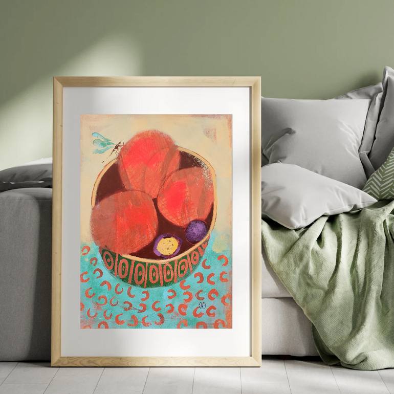 Original Expressionism Still Life Painting by Irina Plaksina