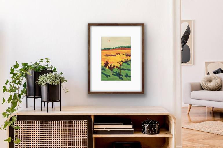 Original Expressionism Landscape Painting by Irina Plaksina