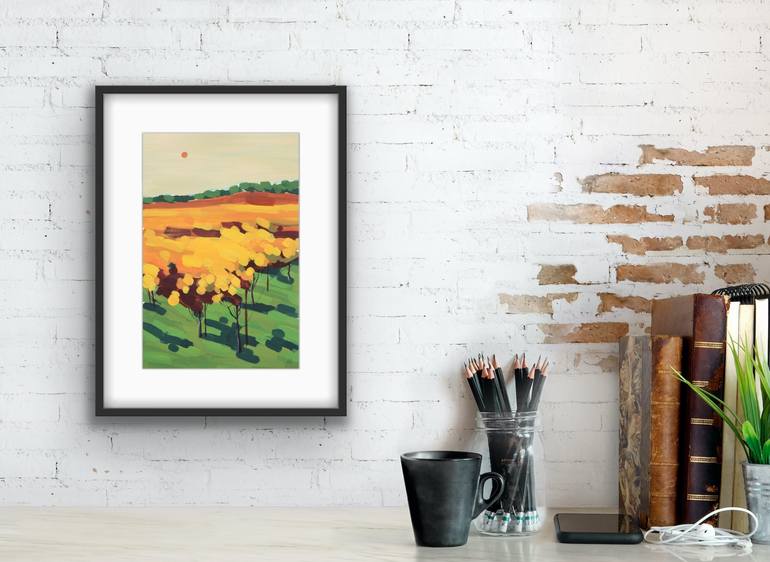 Original Expressionism Landscape Painting by Irina Plaksina