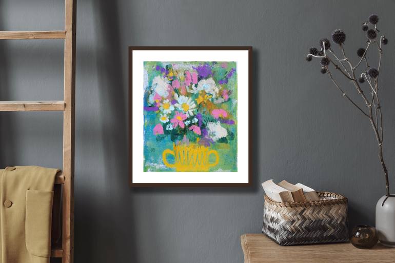 Original Floral Painting by Irina Plaksina