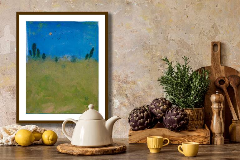 Original Expressionism Landscape Painting by Irina Plaksina