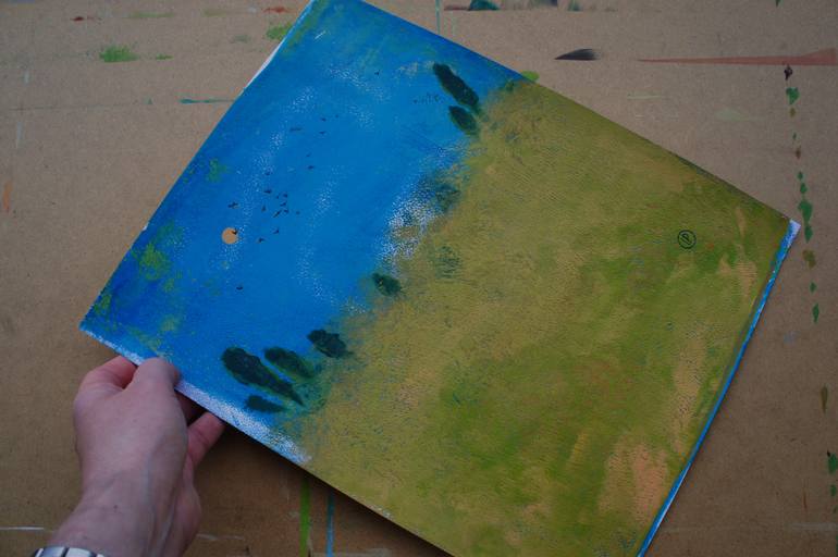 Original Expressionism Landscape Painting by Irina Plaksina