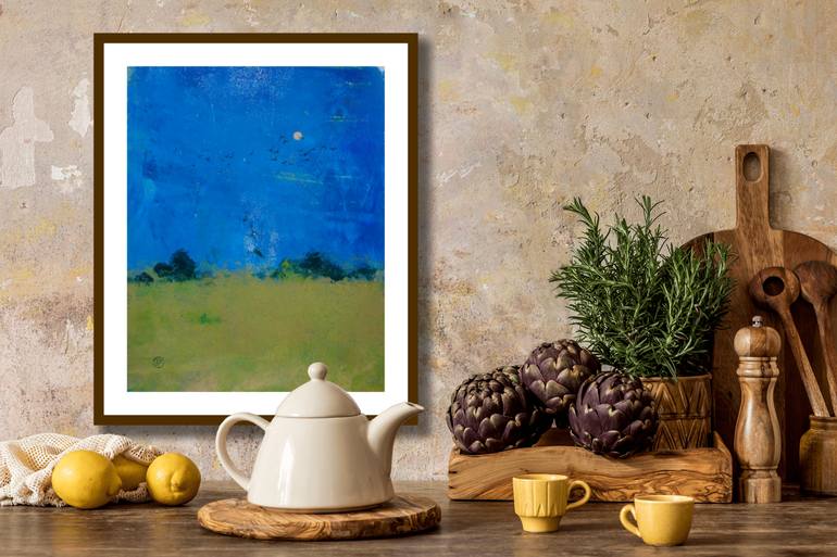 Original Expressionism Landscape Painting by Irina Plaksina