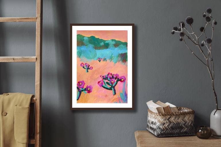 Original Expressionism Landscape Mixed Media by Irina Plaksina