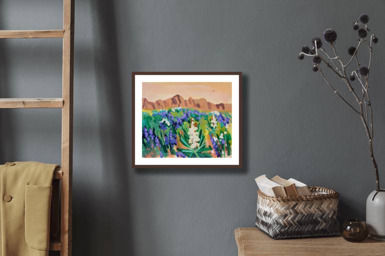Original Expressionism Landscape Painting by Irina Plaksina