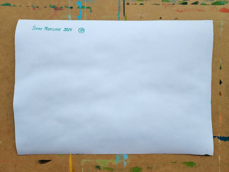 Original Expressionism Landscape Mixed Media by Irina Plaksina