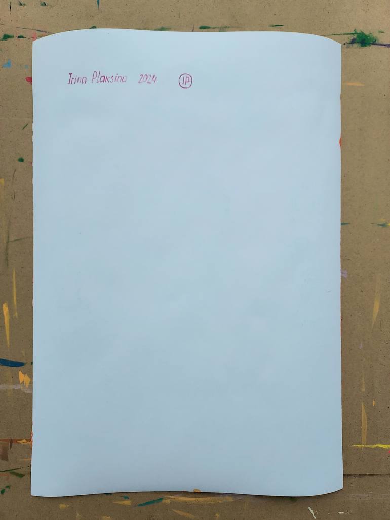 Original Expressionism Landscape Mixed Media by Irina Plaksina