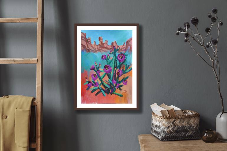 Original Expressionism Landscape Mixed Media by Irina Plaksina