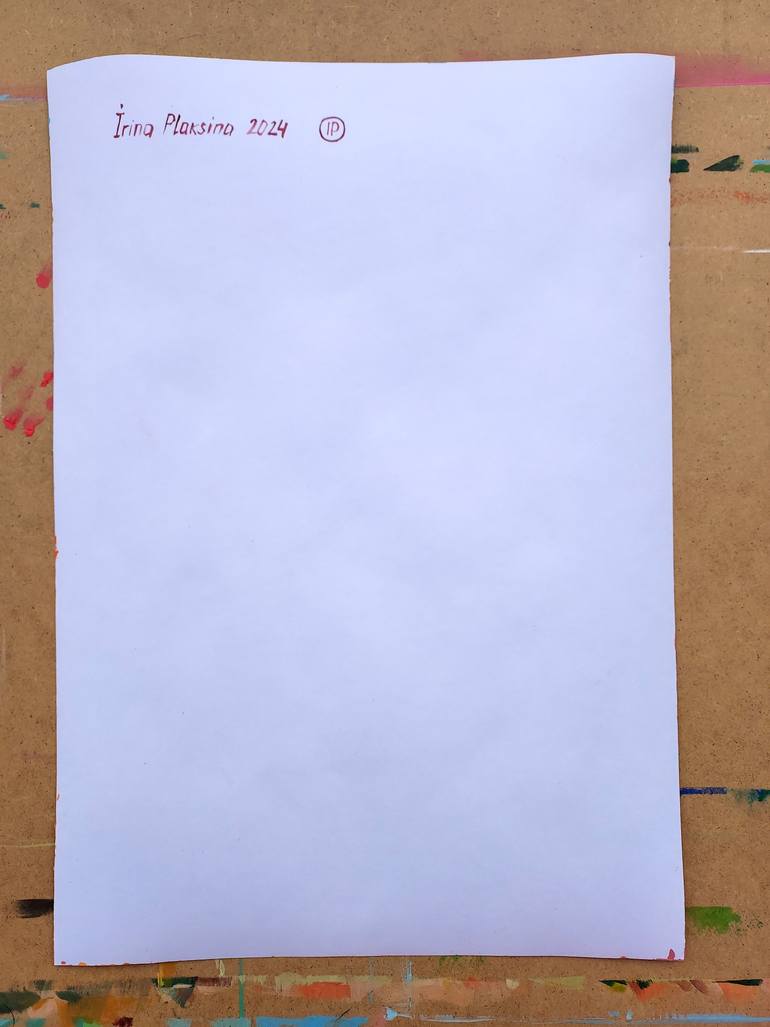 Original Expressionism Landscape Mixed Media by Irina Plaksina