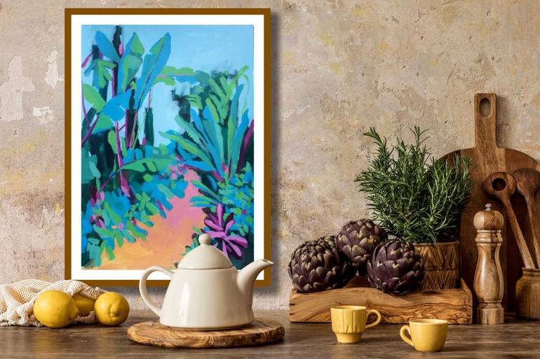 Original Expressionism Landscape Painting by Irina Plaksina