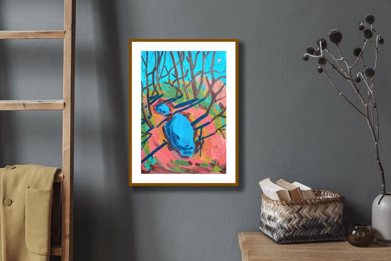 Original Expressionism Landscape Mixed Media by Irina Plaksina