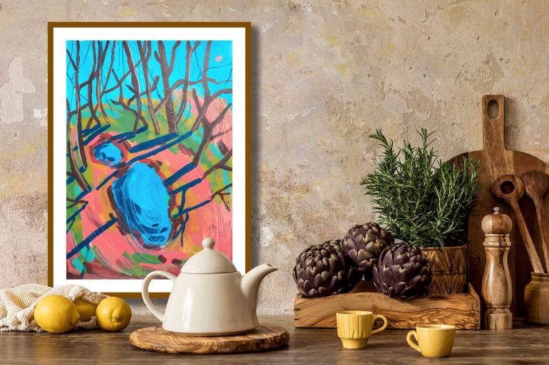 Original Expressionism Landscape Mixed Media by Irina Plaksina