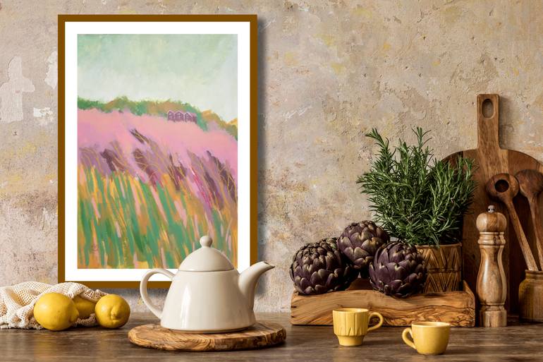 Original Expressionism Landscape Mixed Media by Irina Plaksina
