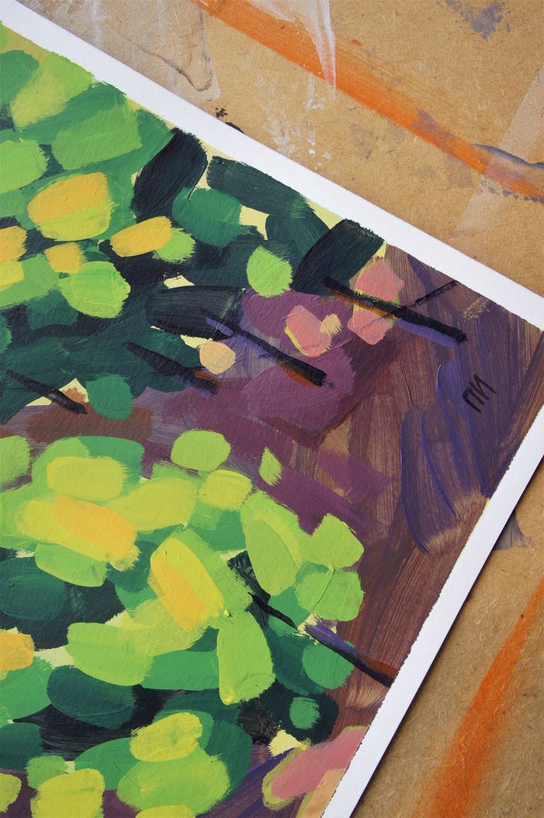 Original Expressionism Landscape Painting by Irina Plaksina