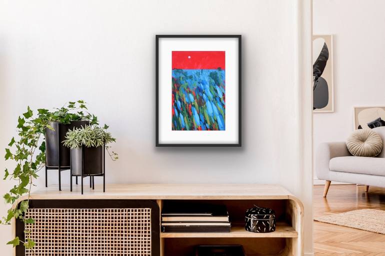 Original Expressionism Landscape Painting by Irina Plaksina
