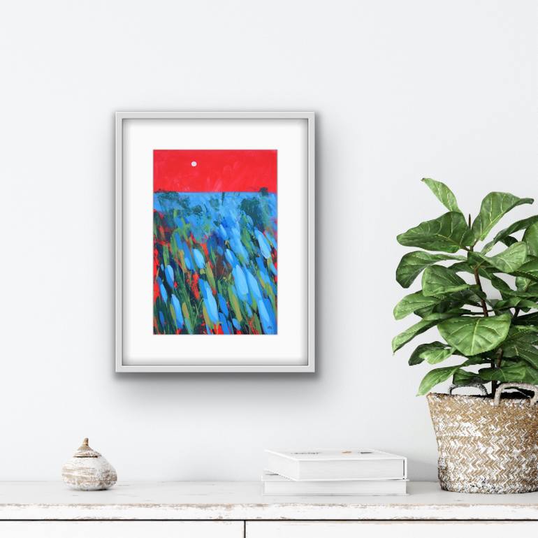 Original Expressionism Landscape Painting by Irina Plaksina