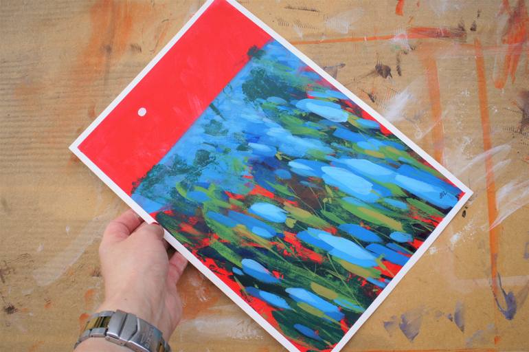 Original Expressionism Landscape Painting by Irina Plaksina