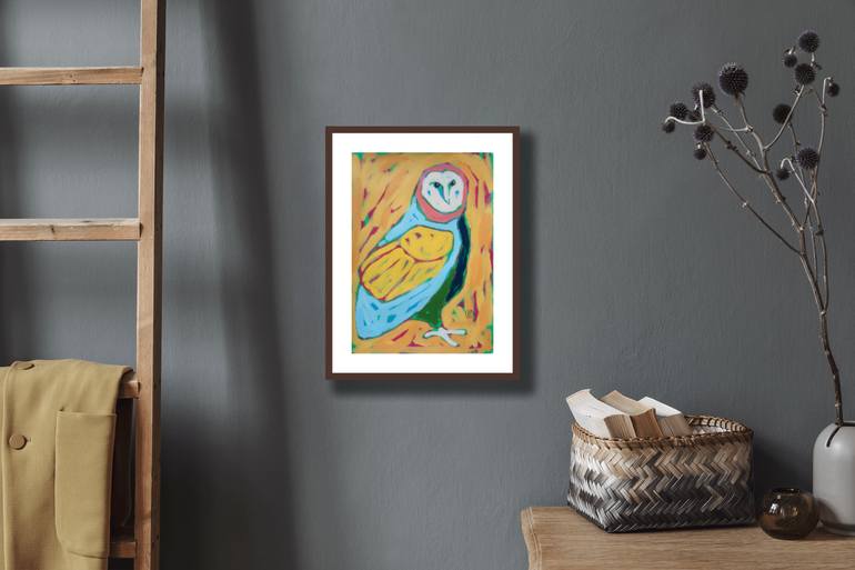 Original Expressionism Animal Painting by Irina Plaksina