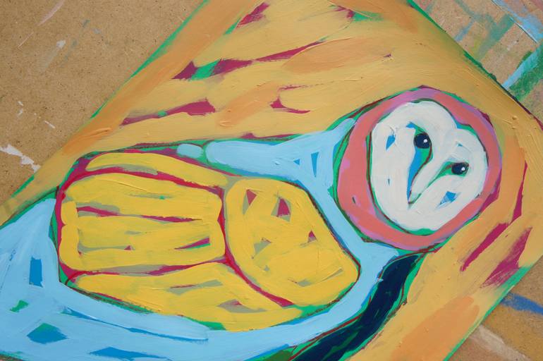 Original Expressionism Animal Painting by Irina Plaksina