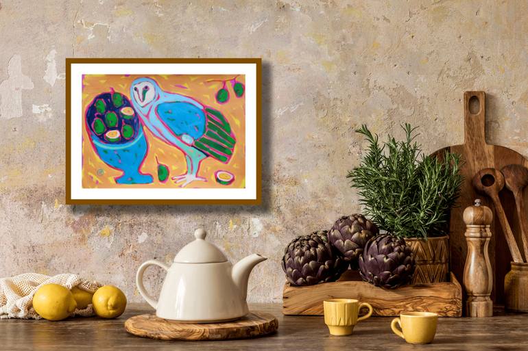 Original Expressionism Animal Mixed Media by Irina Plaksina