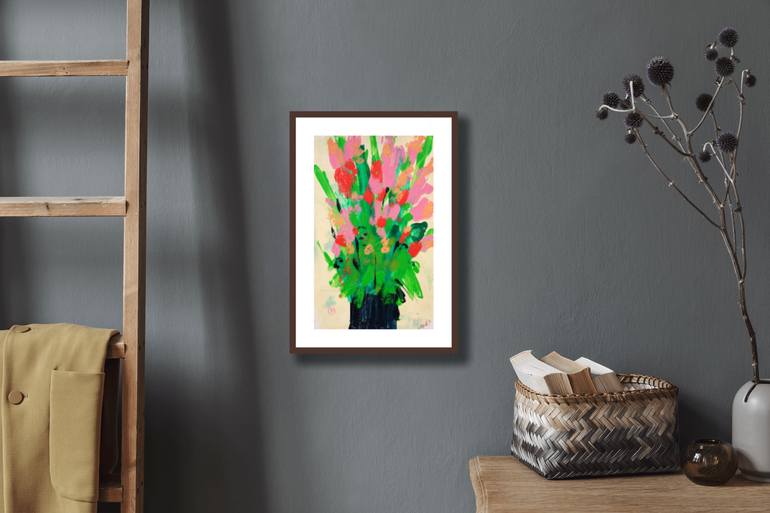 Original Fine Art Floral Painting by Irina Plaksina