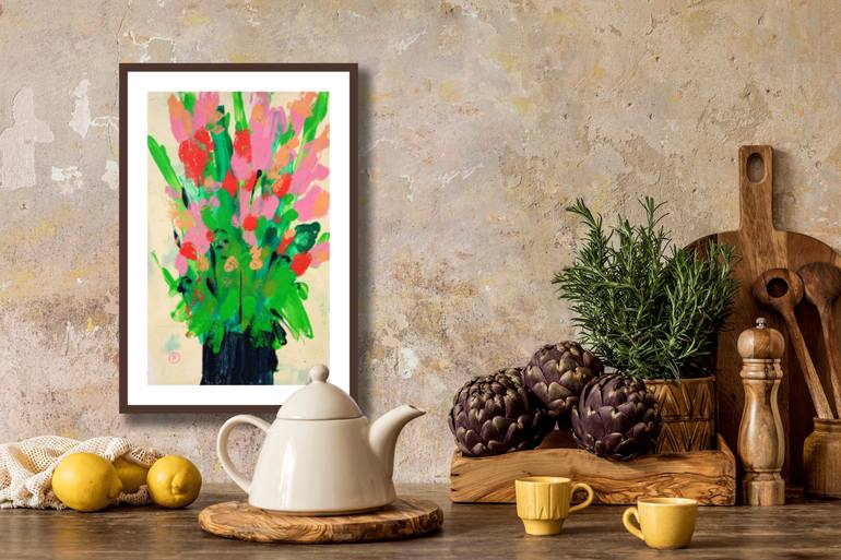 Original Fine Art Floral Painting by Irina Plaksina
