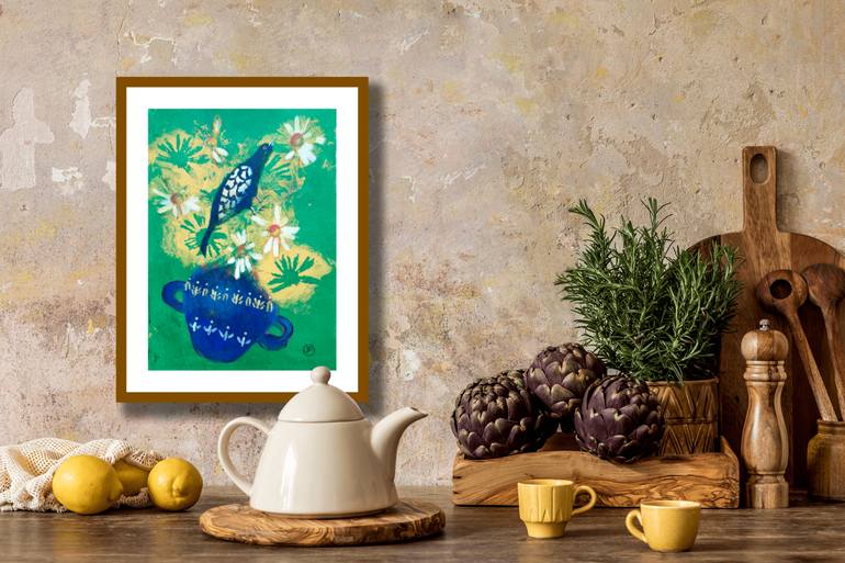 Original Fine Art Floral Painting by Irina Plaksina