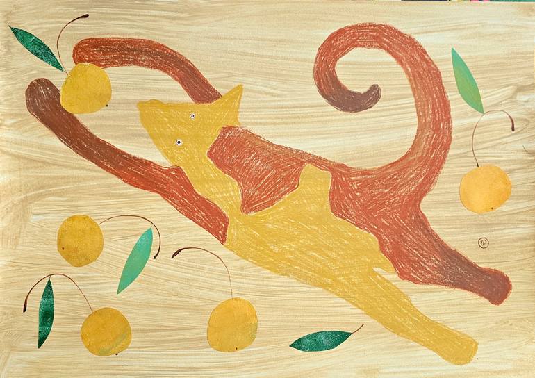 Original Expressionism Animal Mixed Media by Irina Plaksina