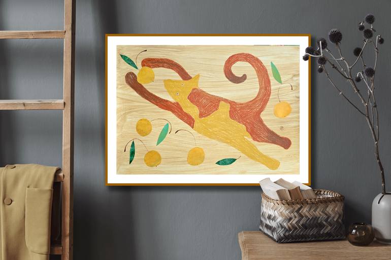 Original Expressionism Animal Mixed Media by Irina Plaksina