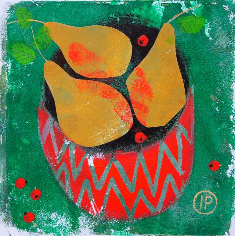 Pears from the Old Garden Painting by Irina Plaksina | Saatchi Art