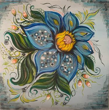 Print of Floral Paintings by Yaroslava Bespyanska