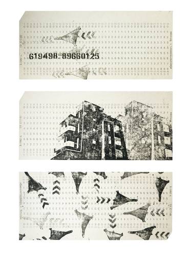 Original Abstract Politics Printmaking by Sofiia Korotkevych