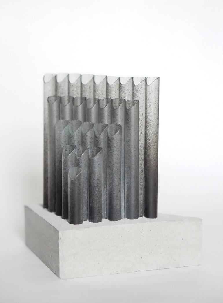 Original Minimalism Geometric Sculpture by Sofiia Korotkevych