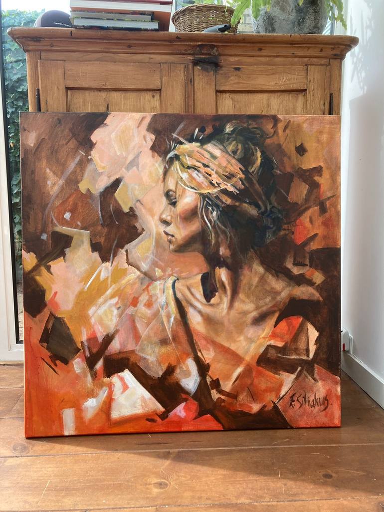 Original Women Painting by Ellen Siliakus