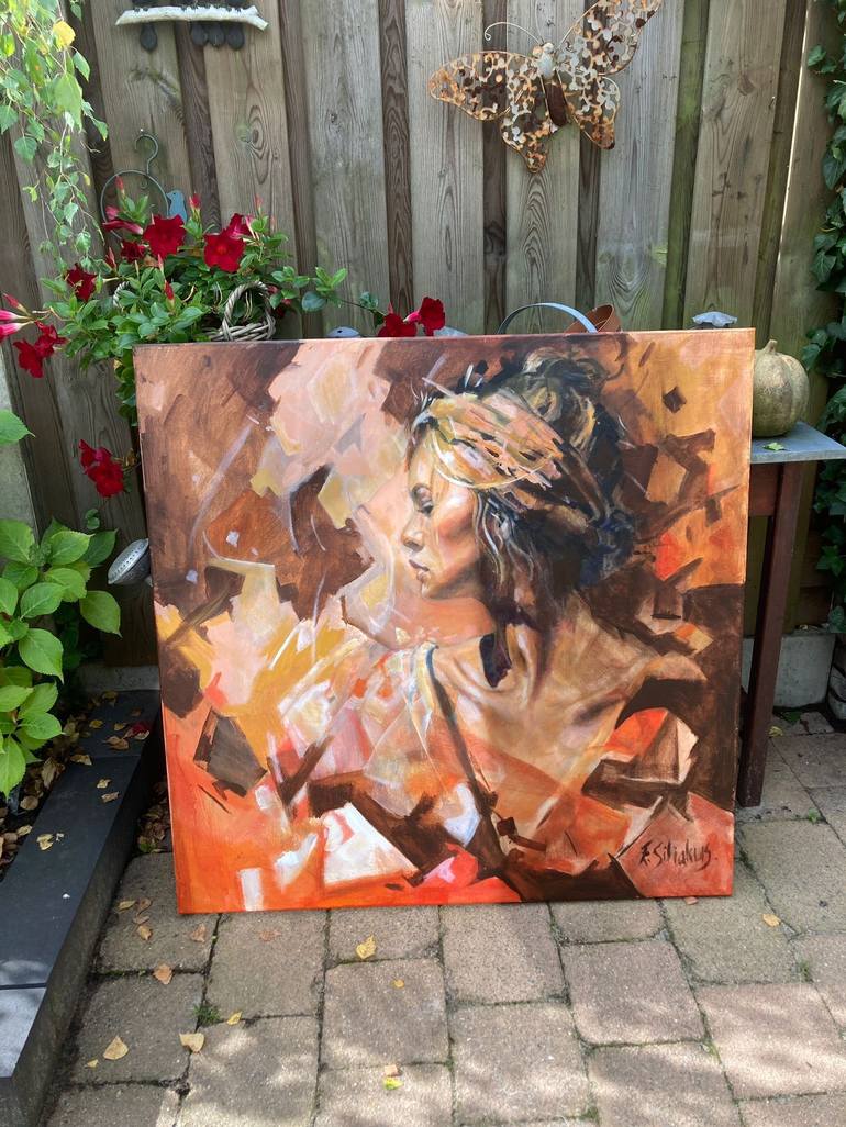 Original Women Painting by Ellen Siliakus