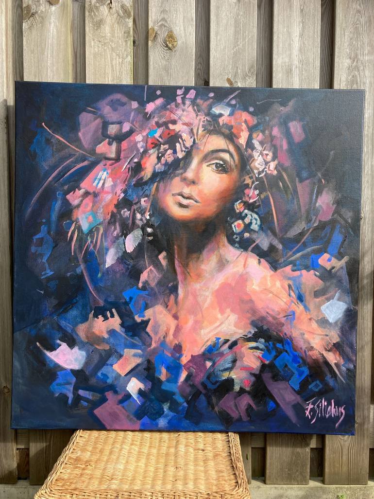 Original Figurative Women Painting by Ellen Siliakus