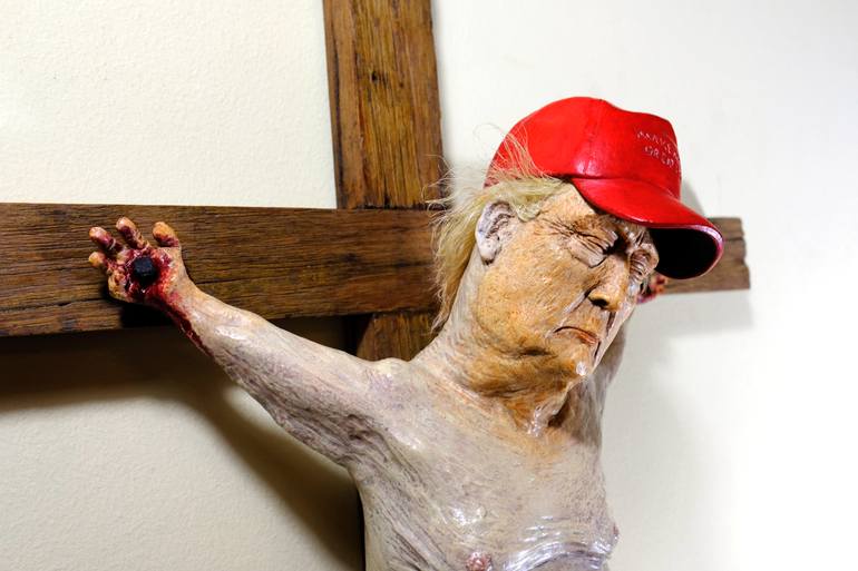 Original Figurative Religion Sculpture by John America