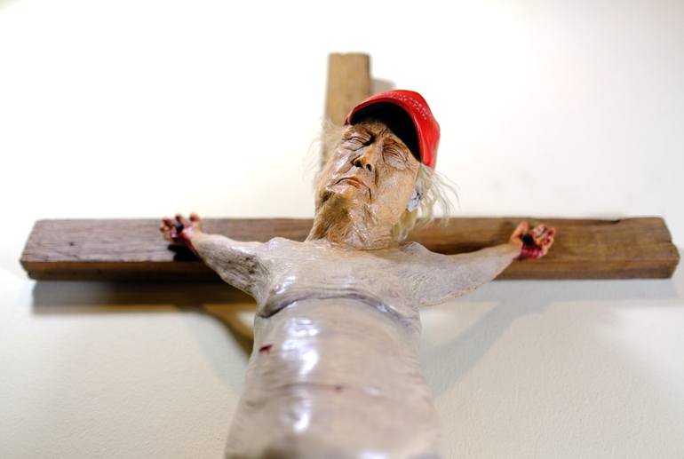 Original Figurative Religion Sculpture by John America