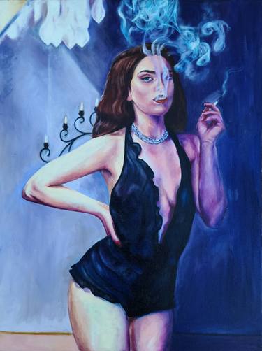 Original Figurative People Paintings by Dasha Prudnikova