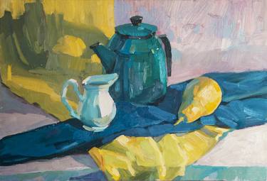 Original Contemporary Still Life Paintings by Alina Grigoreva
