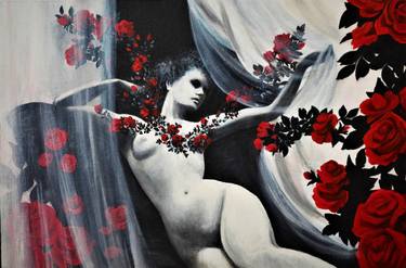 Original Figurative Nude Paintings by Nieves Martinez