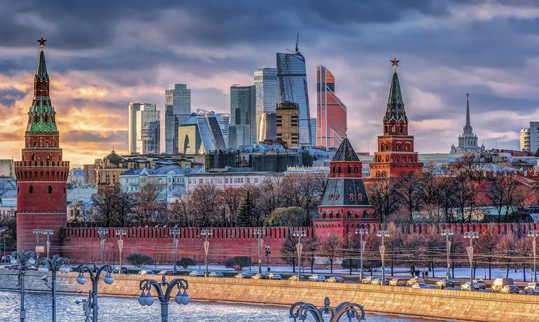 Moscow City and Kremlin - Print