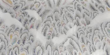 Original Abstract Expressionism Nature Collage by Myungsoo Yi
