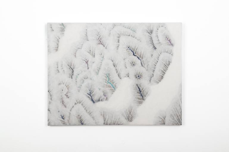 Original Abstract Expressionism Nature Collage by Myungsoo Yi