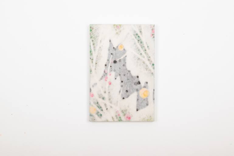 Original Abstract Expressionism Nature Collage by Myungsoo Yi