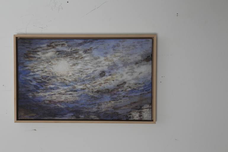 Original Abstract Landscape Painting by Myungsoo Yi