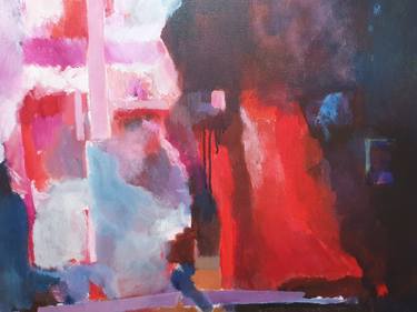 Original Abstract Expressionism Abstract Paintings by Evan Russell