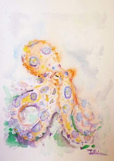 Original Contemporary Animal Painting by Pallieter Deseck